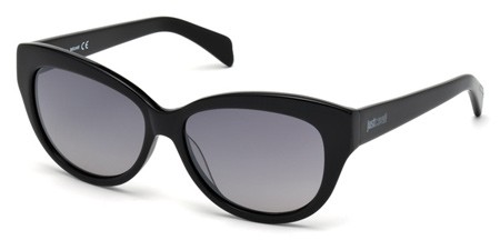 Just Cavalli JC-679S Sunglasses, 01B - Shiny Black / Gradient Smoke