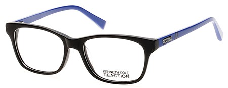 Kenneth Cole Reaction KC-0776 Eyeglasses, 001 - Shiny Black