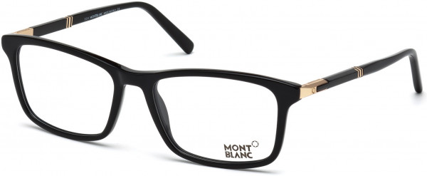 Montblanc MB0540 Eyeglasses, 001 - Shiny Black