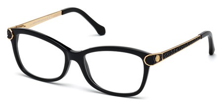 Roberto Cavalli PLEIONE Eyeglasses, 001 - Shiny Black