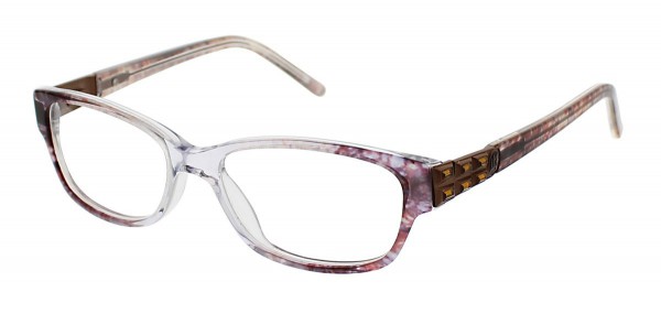 Jessica McClintock JMC 4009 Eyeglasses, Brown Multi