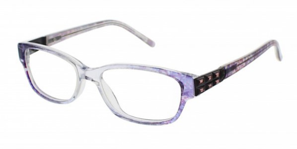 Jessica McClintock JMC 4009 Eyeglasses, Lilac Multi