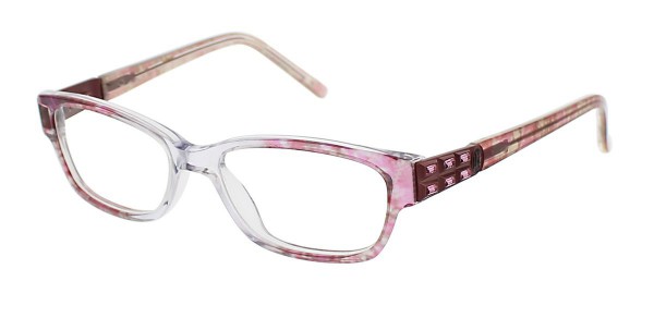 Jessica McClintock JMC 4009 Eyeglasses, Rose Multi