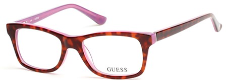 Guess GU-2518 Eyeglasses, 052 - Dark Havana