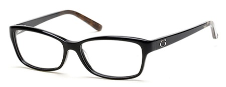 Guess GU-2542-F Eyeglasses, 001 - Shiny Black