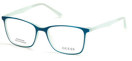 Guess GU-9151 Eyeglasses, 087 - Shiny Turquoise