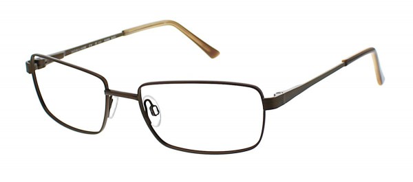Puriti Titanium 315 Eyeglasses, Brown Matte
