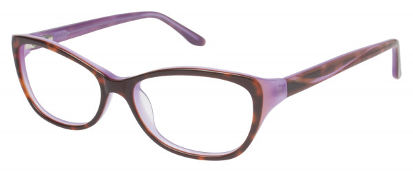 Geoffrey Beene G309 Eyeglasses, Havana/Purple (HAV)