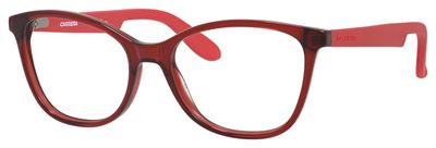 Carrera Ca 5501 Eyeglasses, 0BDA(00) Burgundy Matte Red