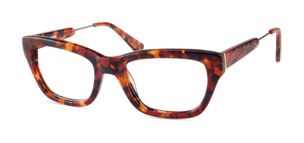 Derek Lam 261 Eyeglasses, RED AMBER