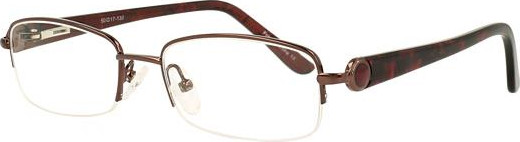 Elan 3402 Eyeglasses, Brown/Garnet
