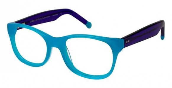 Colors In Optics CJ102 Eyeglasses, BLB Aqua/Electric Blue