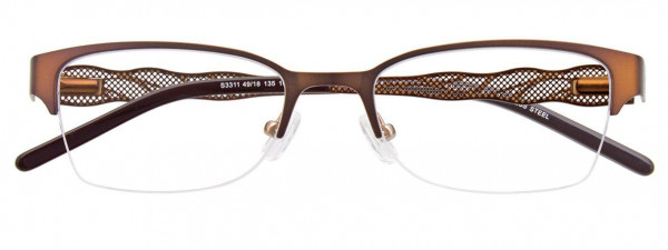 MDX S3311 Eyeglasses, 010 - Satin Golden Brown