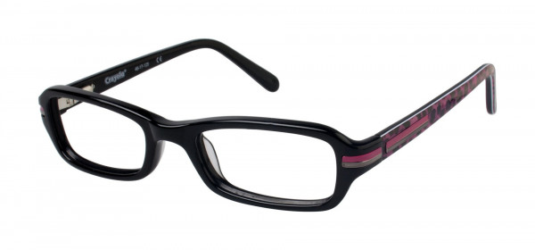 Crayola Eyewear CR138 Eyeglasses, PKLE BLACK/PINK LEOPARD