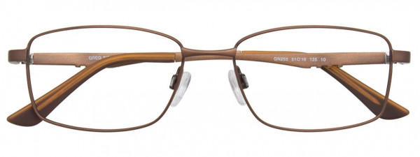 Greg Norman GN255 Eyeglasses, 010 - Satin Brown