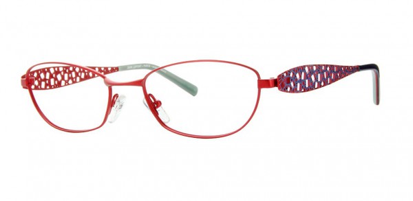 Lafont Reine Eyeglasses, 658 Red