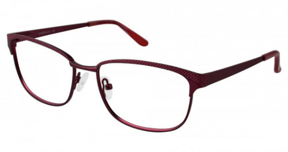 L'Amy Julienne Eyeglasses, C02 MATTE BURGUNDY