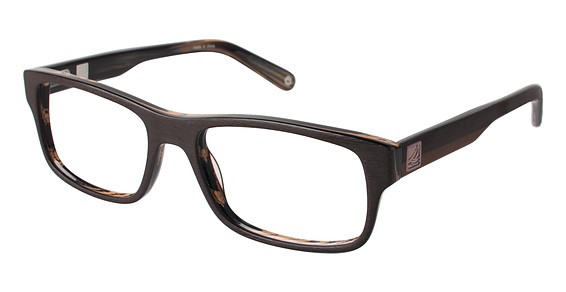 Sperry Top-Sider Navarre Eyeglasses, C02 DARK BROWN