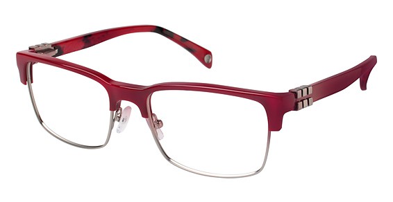Balmain 3030 Eyeglasses, C02 Red