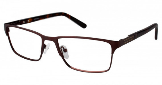 L'Amy Isaac Eyeglasses, C02 MATTE BROWN