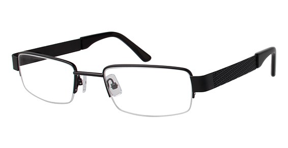 Van Heusen S348 Eyeglasses, BLK Blk