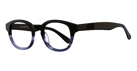 Miyagi 2576 Morgan Eyeglasses, 2 Dark Blue/Light Blue