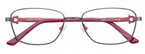 Pentax PX908 Eyeglasses, 050 - Satin Light Blue & Pink