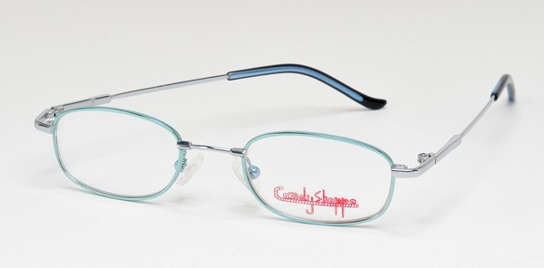 Candy Shoppe Peppermint Eyeglasses, 1-Blue/Silver