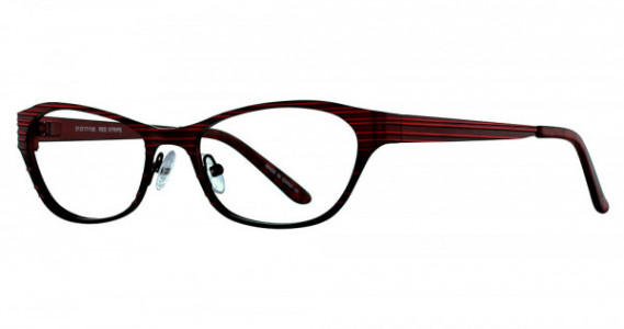 Wittnauer Francine Eyeglasses, Red Stripe
