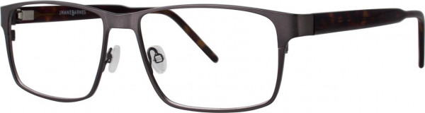 Jhane Barnes Code Eyeglasses, Gunmetal
