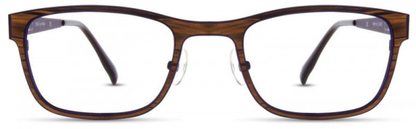 Cinzia Designs CIN-5037 Eyeglasses, 2 - Indigo / Tiger Eye