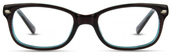 Elements EL-190 Eyeglasses, 1 - Brown / Teal