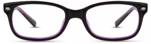 Elements EL-190 Eyeglasses, 2 - Black / Purple