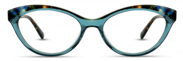 Cinzia Designs CIN-5040 Eyeglasses, 1 - Teal Demi / Teal