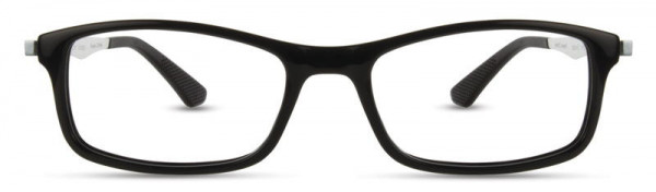 David Benjamin DB-194 Eyeglasses, 3 - Black / Chrome