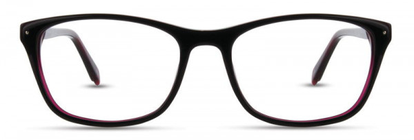 Cinzia Designs CIN-5039 Eyeglasses, 1 - Black / Raspberry