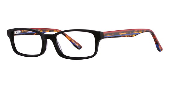Seventeen 5394 Eyeglasses, Matt Black Mix