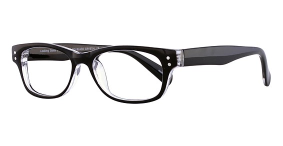 Looking Glass L1058 Eyeglasses, Black/Crystal