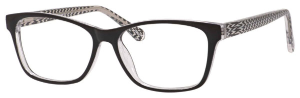 Enhance EN3919 Eyeglasses, Black/Crystal