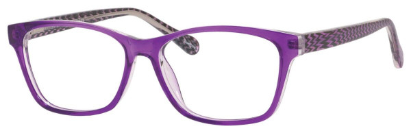 Enhance EN3919 Eyeglasses, Purple/Crystal