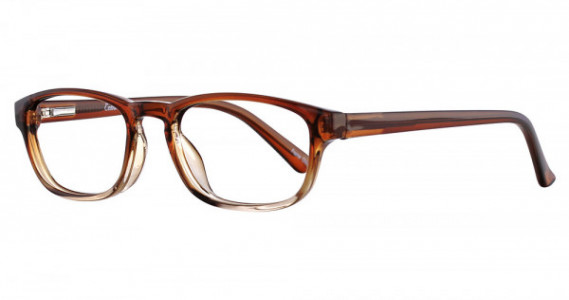 Enhance 3923 Eyeglasses, Brown Fade