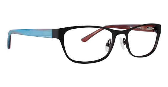 XOXO Fan Girl Eyeglasses, BKBL Black/Blue