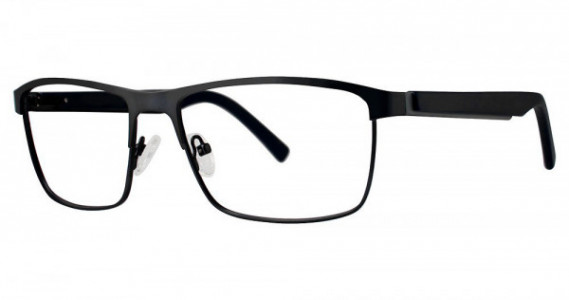 Big Mens Eyewear Club BIG SCENE Eyeglasses, Matte Black