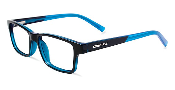 Converse K017 Eyeglasses, Black/Blue
