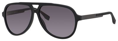 HUGO BOSS Black Boss 0731/S Sunglasses, 0KD1(HD) Matte Black Carbon