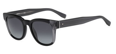 HUGO BOSS Black Boss 0736/S Sunglasses, 0K8F(HD) Black Gray