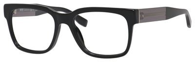 HUGO BOSS Black Boss 0737 Eyeglasses, 0K8X(00) Black Gray Black