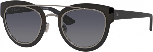 Christian Dior DIORCHROMIC Sunglasses, 0LMK Black Matte Ruthenium