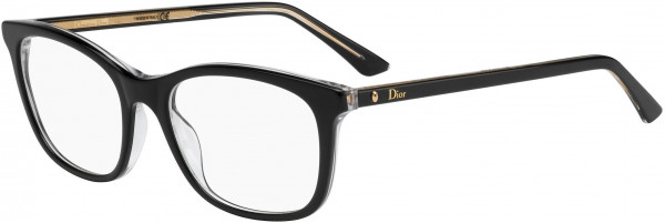 Christian Dior Montaigne 18 Eyeglasses, 0G99 Black Crystal