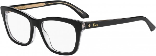 Christian Dior Montaigne 19 Eyeglasses, 0G99 Black Crystal